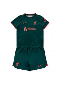 Liverpool Babyklær Tredje Fotballdrakt til barn 2022-23 Korte ermer (+ Korte bukser)